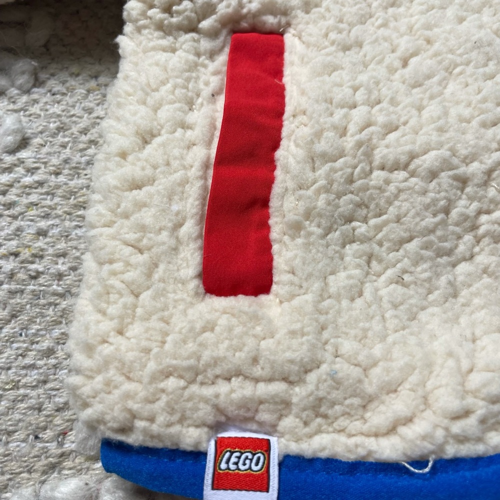 NWOT Lego Target Cream Fleece Zip Up Jacket Size Newborn - Picture 4 of 10